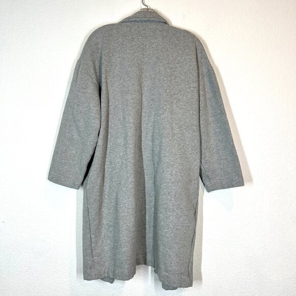 Zara Gray Jacket Long Medium - Picture 3 of 9